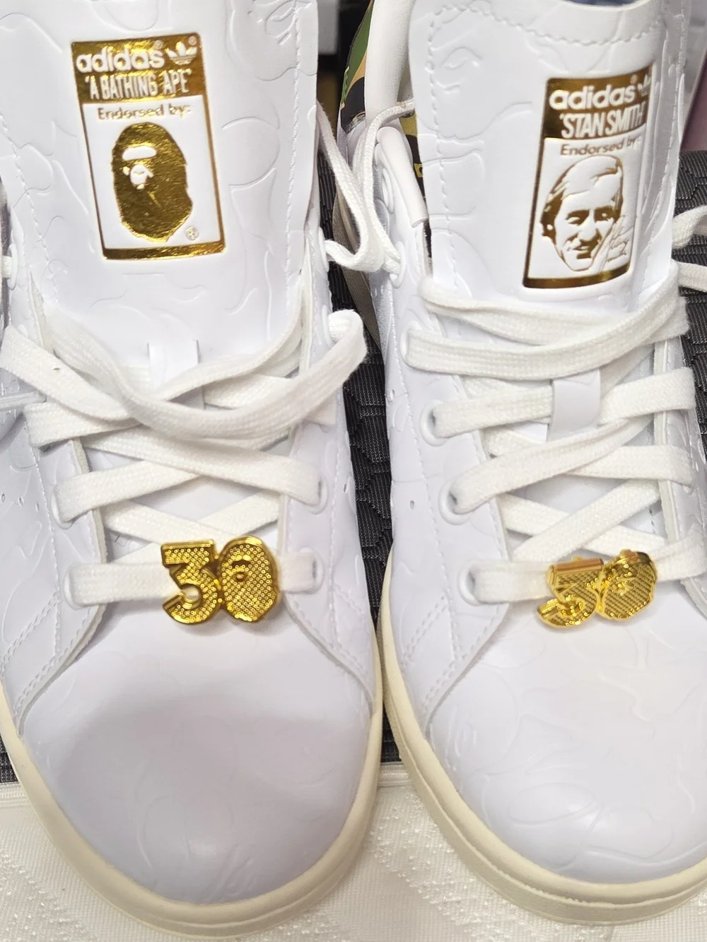 adidas Stan Smith x A Bathing Aps Wite Leather Sneakers